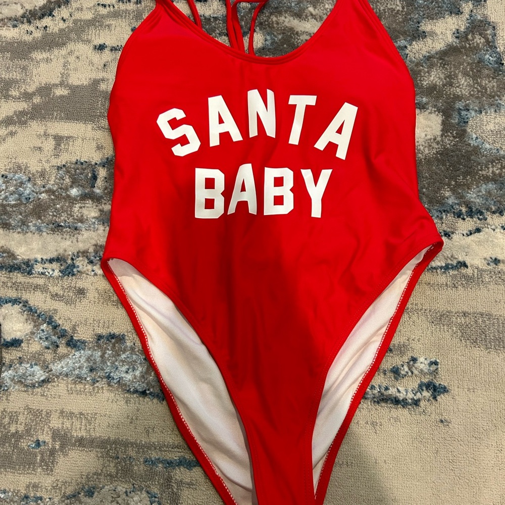 Santa Baby Red women’s  Swimsuit
